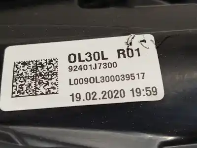 Second-hand car spare part left tailgate light for kia xceed (cd) 1.6 crdi 115 oem iam references 92401j7300  