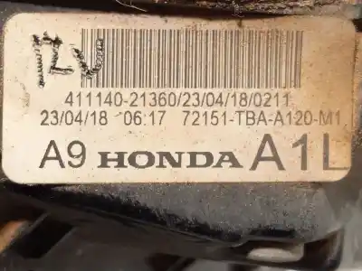 Автозапчастина б/у замок передніх дверей лівий для honda civic x fastback (fc_, fk_) 1.0 vtec (fk6) посилання на oem iam 72151tbaa120m1  