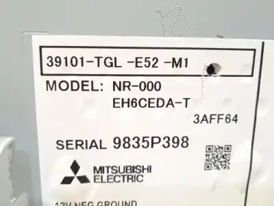 Автозапчастина б/у аудіо система / радіо cd для honda civic x fastback (fc_, fk_) 1.0 vtec (fk6) посилання на oem iam 39101tgle52  39101tgle52m1