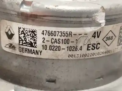 Автозапчастина б/у абс для renault megane iv fastback (b9a/m/n_) 1.5 dci 110 (b9a3) посилання на oem iam 476607355r 10022010264 28515242333