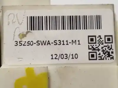 Автозапчасти б/у прерывный контроль за honda jazz (ge) 1.4 cat ссылки oem iam 35250swas311m1 35251ta0b11 