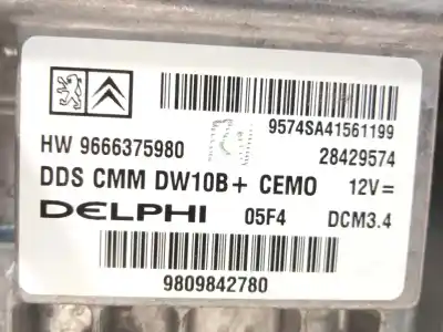 Автозапчасти б/у блок управления двигателем за peugeot 508 sw i (8e_) 2.0 hdi ссылки oem iam 9666375980 28429574 9809842780