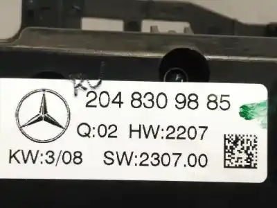 Pezzo di ricambio per auto di seconda mano controllo climatico per mercedes-benz clase c (w204) berlina c 300 4-matic (204.081) riferimenti oem iam 2048309885  