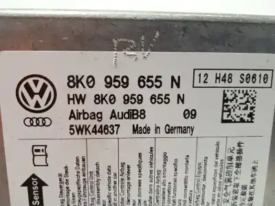 Second-hand car spare part airbag control unit for audi a4 b8 avant (8k5) 3.0 tdi quattro oem iam references 8k0959655n 5wk44637 