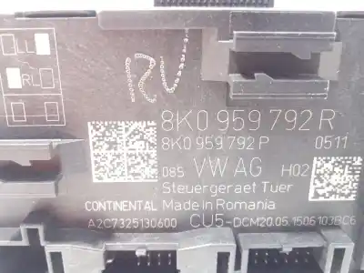 Second-hand car spare part comfort module for audi a4 b8 avant (8k5) 3.0 tdi quattro oem iam references 8k0959792r a2c7325130600 8k0959792p