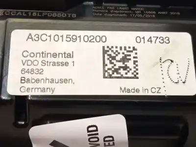 Pièce détachée automobile d'occasion compteur de vitesse tableau de bord pour vw t-roc (a11, d11) 1.5 tsi références oem iam 17a920320e a3c1015910200 