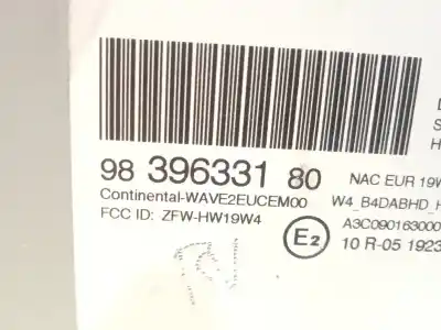 Автозапчастина б/у аудіо система / радіо cd для citroen c4 iii (ba_, bb_, bc_) 1.2 puretech 130 (bahnsa, bahnsb) посилання на oem iam 9839633180  1677223180