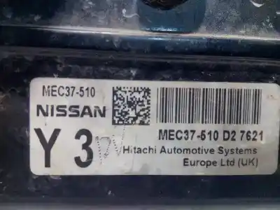 Автозапчастина б/у ебу контролер двигуна для nissan note (e11e) 1.4 cat посилання на oem iam mec37510  