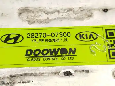 Peça sobressalente para automóvel em segunda mão intercooler por kia stonic (yb) 1.0 t-gdi eco-dynamics+ referências oem iam 2827007300  