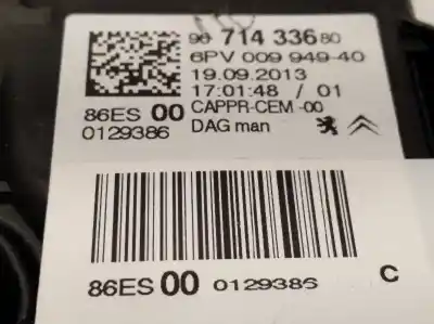 Gebrauchtes Autoersatzteil pedalpotentiometer zum citroen c-elysee (dd_) 1.6 vti 115 (ddnfp0 ddnfp6 ddnfp9) oem-iam-referenzen 9671433680  