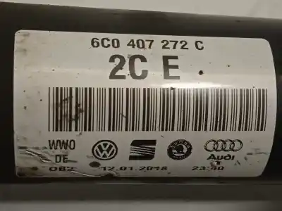 Recambio de automóvil de segunda mano de transmision delantera derecha para audi a1 sportback (8xf) attraction referencias oem iam 6c0407272c  