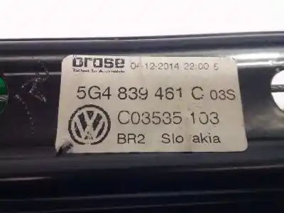 Gebrauchtes Autoersatzteil fensterheber hinten links zum volkswagen golf vii sportsvan 2.0 tdi oem-iam-referenzen 5g4839461c 5q4959811a 