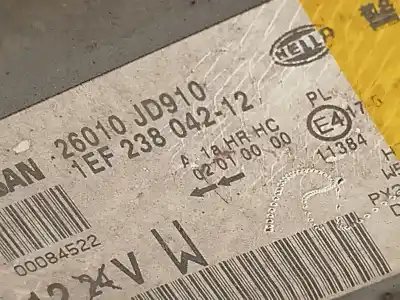 Автозапчасти б/у правая фара за nissan qashqai / qashqai +2 i (j10, nj10, jj10e) 2.0 ссылки oem iam 26010jd910 1ef23804212 