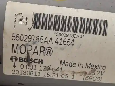 Автозапчастина б/у двигун запускається для jeep compass (mp, m6, mv, m7) 1.4 multiair посилання на oem iam 56029786aa 0001170641 k56029786aa