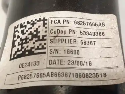 Second-hand car spare part front left shock absorber for jeep-viasa compass (mp, m6, mv, m7) 1.4 multiair oem iam references 68257665ab  k68257665ab
