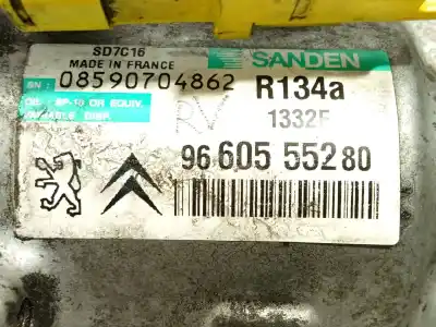 Автозапчастина б/у компресор кондиционера для citroen c5 iii (rd_) 2.0 16v посилання на oem iam 9660555280  648779