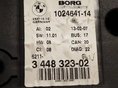 Peça sobressalente para automóvel em segunda mão quadrante por bmw x3 (e83) 2.0 d referências oem iam 62113448323 102464114 3448323