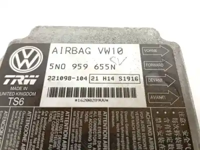 Автозапчасти б/у блок управления подушками безопасности за seat leon (1p1) 1.6 tdi ссылки oem iam 5n0959655n  