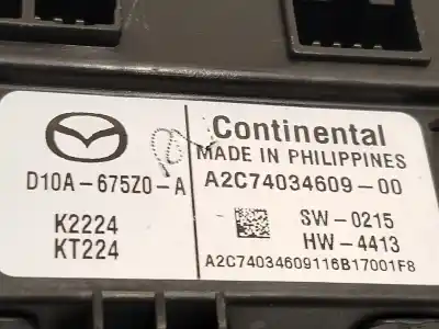 Second-hand car spare part electronic module for mazda 2 lim. () 1.5 16v cat oem iam references d10a675z0a a2c74034609 