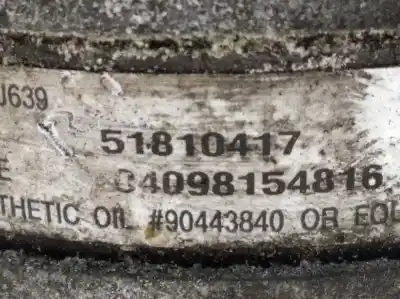 Автозапчастина б/у компресор кондиционера для fiat croma (194_) 1.9 d multijet (194axc1b 194axc12) посилання на oem iam 51810417  