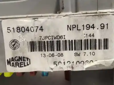 Автозапчастина б/у реле/запоперівник для fiat croma (194_) 1.9 d multijet (194axc1b 194axc12) посилання на oem iam 51804074  