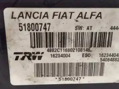 Автозапчастина б/у абс для fiat croma (194_) 1.9 d multijet (194axc1b 194axc12) посилання на oem iam 51800747 16234404d 16234004