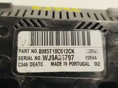 Peça sobressalente para automóvel em segunda mão comando de sofagem (chauffage / ar condicionado) por ford focus iii 1.0 ecoboost referências oem iam bm5t18c612ck  1866942