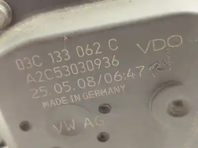 Автозапчасти б/у бабочка коробка за seat leon (1p1) 1.4 tsi ссылки oem iam 03c133062c a2c53030936 