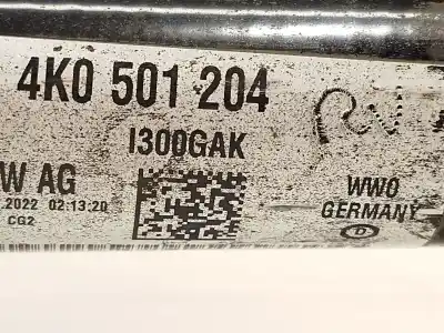 Автозапчастина б/у трансмісія задня права для audi a6 c8 (4a2) 45 tdi mild hybrid quattro посилання на oem iam 4k0501204  