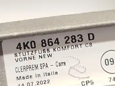 Автозапчастина б/у центральний подлокник для audi a6 c8 (4a2) 45 tdi mild hybrid quattro посилання на oem iam 4k0864283d  4k0864207j