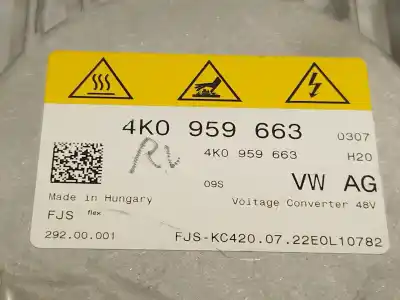 Автозапчастина б/у електронний модуль для audi a6 c8 (4a2) 45 tdi mild hybrid quattro посилання на oem iam 4k0959663  