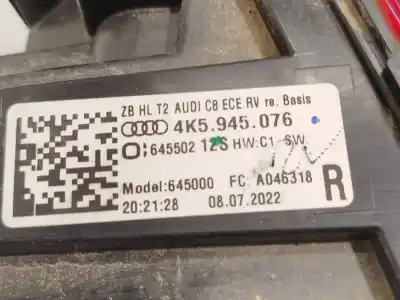 Автозапчастина б/у внутрішній правий завод для audi a6 c8 (4a2) 45 tdi mild hybrid quattro посилання на oem iam 4k5945076  