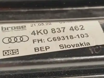 Автозапчасти б/у регулятор стекла переднего правого за audi a6 c8 (4a2) 45 tdi mild hybrid quattro ссылки oem iam 4k0837462  4k0959802