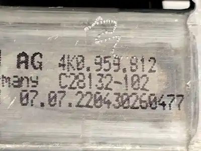 Автозапчастина б/у регулятор скла заднього правого для audi a6 c8 (4a2) 45 tdi mild hybrid quattro посилання на oem iam 4k0839462  4k0959812