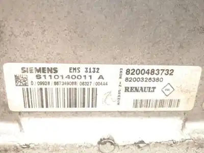Second-hand car spare part ecu engine control for dacia logan (ls_) 1.4 (lsoa, lsoc, lsoe, lsog) oem iam references 8200483732 s110140011a 8200326380