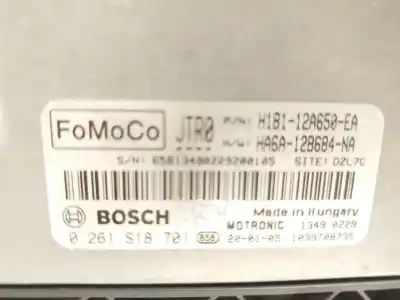 Автозапчасти б/у блок управления двигателем за ford fiesta (ce1) st-line ссылки oem iam h1b112a650ea 0261s18701 
