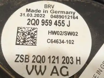 Автозапчасти б/у электрический вентилятор за volkswagen t-cross (c11) 1.0 tsi ссылки oem iam 2q0121203h 2q0959455j 2q0121207j