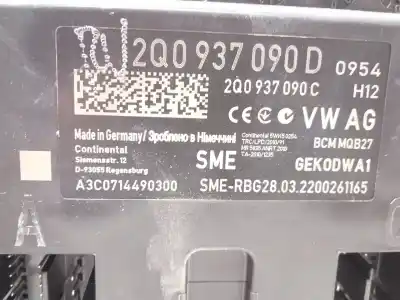 Автозапчасти б/у блок управления комфортом за volkswagen t-cross (c11) 1.0 tsi ссылки oem iam 2q0937090d a3c0714490300 2q0937090c