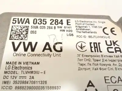 Автозапчасти б/у электронный модуль за volkswagen t-cross (c11) 1.0 tsi ссылки oem iam 5wa035284e  