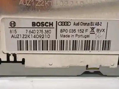 Автозапчастина б/у аудіо система / радіо cd для audi a3 (8p) 2.0 tdi посилання на oem iam 8p0035152f 8p0057152fx 7640275380