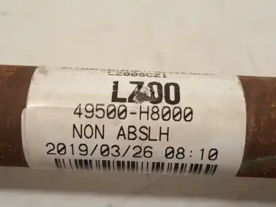 Recambio de automóvil de segunda mano de transmision delantera izquierda para kia rio iv (yb, sc, fb) 1.25 referencias oem iam 49500h8000  