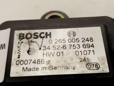 Peça sobressalente para automóvel em segunda mão centralina esp por bmw x5 (e53) 3.0 i referências oem iam 34526753694 0265005248 