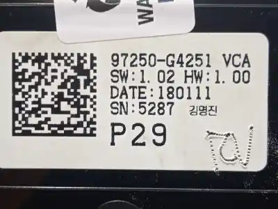 Автозапчасти б/у климат-контроль за hyundai i30 (pde, pd, pden) 1.0 t-gdi ссылки oem iam 97250g4251  97250g4251vca