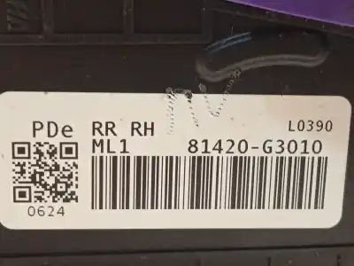 Автозапчастина б/у замок заднього правого дверя для hyundai i30 (pde, pd, pden) 1.0 t-gdi посилання на oem iam 81420g3010  