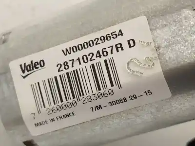 Gebrauchtes Autoersatzteil hinterer wischermotor zum dacia duster 1.5 dci diesel fap cat oem-iam-referenzen 287102467r w000029654 
