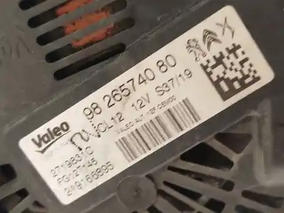 Автозапчастина б/у генератор для peugeot rifter 1.2 puretech 110 посилання на oem iam 9826574080 fg12t145 2719831c