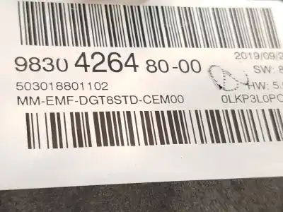 Автозапчасти б/у многофункциональный дисплей за peugeot rifter 1.2 puretech 110 ссылки oem iam 9830426480  