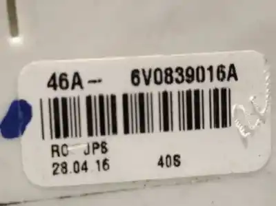 Pezzo di ricambio per auto di seconda mano serratura porta posteriore destra per skoda fabia style riferimenti oem iam 6v0839016a  