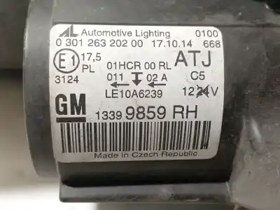 Автозапчастина б/у права фа для opel zafira tourer c (p12) 2.0 cdti (75) посилання на oem iam 13399859 39009022 