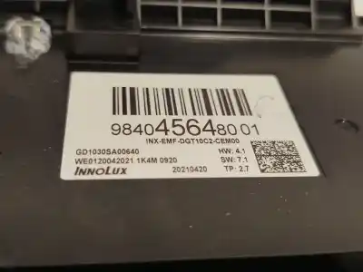 Автозапчастина б/у панель інструментів для citroen c4 iii (ba_, bb_, bc_) 1.2 puretech 130 (bahnsa, bahnsb) посилання на oem iam 9840456480  